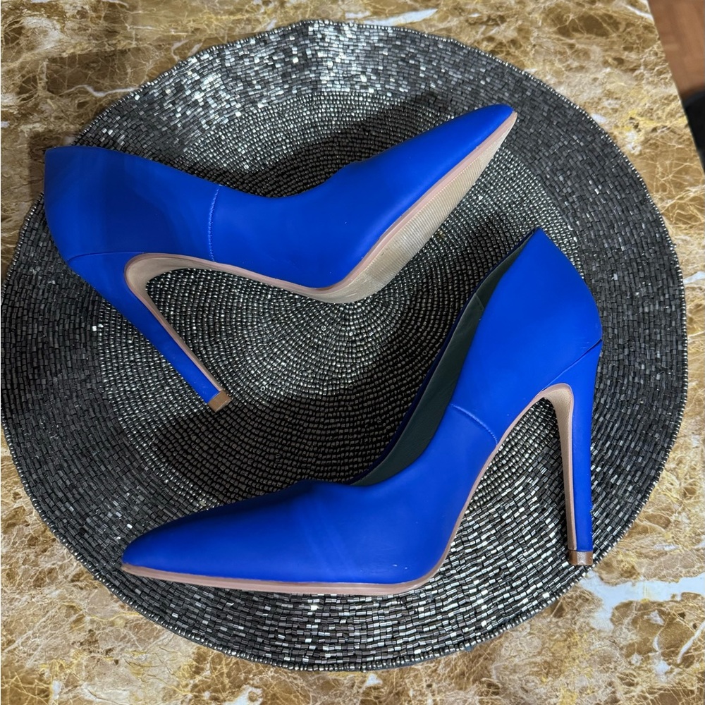 Blue heels